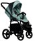 Детская коляска Indigo Impulse Eco 2 в 1 Ie07 серая кожа/шалфей 2091557772 - фото 25818