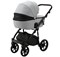 Детская коляска Adamex Bibione Deluxe 2 в 1 BI-SA03 (СВ.СЕРАЯ КОЖА) 1175365098 - фото 26238