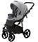 Детская коляска Adamex Bibione Deluxe 2 в 1 BI-SA03 (СВ.СЕРАЯ КОЖА) 1175365098 - фото 26239