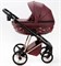 Детская коляска Adamex Quantum Superstar Deluxe 2 в 1 Q-STAR141-K (БОРДОВ.КОЖА+БОРДОВ.ДНО+РОЗОВ.ЗОЛОТО.РАМА) 1765088676 - фото 26477