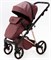 Детская коляска Adamex Quantum Superstar Deluxe 2 в 1 Q-STAR141-K (БОРДОВ.КОЖА+БОРДОВ.ДНО+РОЗОВ.ЗОЛОТО.РАМА) 1765088676 - фото 26480