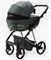 Детская коляска Adamex Quantum Superstar Deluxe 2 в 1 Q-STAR140-K (Т.ЗЕЛЕН.КОЖА+Т.ЗЕЛЕН.ДНО+ХРОМ.РАМА) 1081960921 - фото 26497