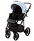 Детская коляска Adamex Nola Deluxe 2 в 1 N-SD112 (ГОЛУБАЯ КОЖА + ЧЕРН.КОЖА) 845728027 - фото 26711