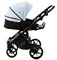 Детская коляска Adamex Nola Deluxe 2 в 1 N-SD112 (ГОЛУБАЯ КОЖА + ЧЕРН.КОЖА) 845728027 - фото 26712