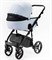 Детская коляска Adamex Nola Deluxe 2 в 1 N-SA17 (ГОЛУБАЯ КОЖА) 1361950053 - фото 26731