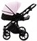 Детская коляска Adamex Nola Deluxe 2 в 1 N-SD101 (РОЗОВ.ЗЕФИР КОЖА + ЧЕРН. КОЖА) 1174413973 - фото 26773