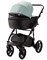 Детская коляска Adamex Nola Deluxe 2 в 1 N-SD103 (СЕРО-ЗЕЛ. КОЖА + ЧЕРН.КОЖА) 1579081060 - фото 26850