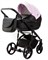 Детская коляска Adamex Lanti Deluxe 2 в 1 LN-SD101 (РОЗОВ.ЗЕФИР КОЖА + ЧЕРН.КОЖА) 1884436349 - фото 26898