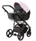 Детская коляска Adamex Lanti Deluxe 2 в 1 LN-SD101 (РОЗОВ.ЗЕФИР КОЖА + ЧЕРН.КОЖА) 1884436349 - фото 26899