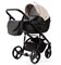 Детская коляска Adamex Lanti Deluxe 2 в 1 LN-SD110 (СВ.БЕЖ.КОЖА + ЧЕРН. КОЖА) 4895894 - фото 26904