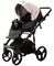 Детская коляска Adamex Lanti Deluxe 2 в 1 LN-SD110 (СВ.БЕЖ.КОЖА + ЧЕРН. КОЖА) 4895894 - фото 26908