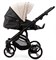 Детская коляска Adamex Lanti Deluxe 2 в 1 LN-SD110 (СВ.БЕЖ.КОЖА + ЧЕРН. КОЖА) 4895894 - фото 26909