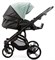 Детская коляска Adamex Lanti Deluxe 2 в 1 LN-SD103 (СЕРО-ЗЕЛЕН.КОЖА + ЧЕРН. КОЖА) 367596338 - фото 26918
