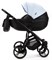 Детская коляска Adamex Lanti Deluxe 2 в 1 LN-SD112 (ГОЛУБАЯ КОЖА + ЧЕРН.КОЖА) 1104792516 - фото 26926