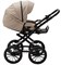 Детская коляска Adamex Chantal Retro Deluxe 2 в 1 C-SA09 (Т.БЕЖЕВАЯ КОЖА) 1781043917 - фото 27005
