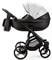 Детская коляска Adamex Lanti Deluxe 2 в 1 LN-SD01 (БЕЛ.КОЖА + ЧЕРН. КОЖА) 1421899411 - фото 27096