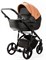 Детская коляска Adamex Lanti Deluxe 2 в 1 LN-SD109 (КАРАМЕЛЬ.КОЖА + ЧЕРН. КОЖА) 2036694366 - фото 27107