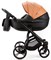 Детская коляска Adamex Lanti Deluxe 2 в 1 LN-SD109 (КАРАМЕЛЬ.КОЖА + ЧЕРН. КОЖА) 2036694366 - фото 27108
