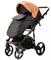 Детская коляска Adamex Lanti Deluxe 2 в 1 LN-SD109 (КАРАМЕЛЬ.КОЖА + ЧЕРН. КОЖА) 2036694366 - фото 27109