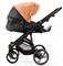 Детская коляска Adamex Lanti Deluxe 2 в 1 LN-SD109 (КАРАМЕЛЬ.КОЖА + ЧЕРН. КОЖА) 2036694366 - фото 27111