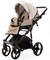 Детская коляска Adamex Lanti Deluxe 2 в 1 LN-SD44 (СВ.БЕЖ.КОЖА + Т.БЕЖ.КОЖА) 555536923 - фото 27116
