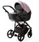 Детская коляска Adamex Lanti Deluxe 2 в 1 LN-SD106 (СИРЕНЕВ.КОЖА + ЧЕРН. КОЖА) 1193895580 - фото 27119