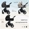 Детская коляска Sweet Baby Ricci Air 2 в 1 2024 Black 427052 517144071 - фото 27205