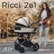 Детская коляска Sweet Baby Ricci Air 2 в 1 2024 Capuccino 427090 886899696 - фото 27228