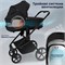 Детская коляска Sweet Baby Elegante Therma SBL 2 в 1 Black 688715578 - фото 2748