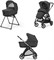 Детская коляска Inglesina Electa System Duo 2 в 1 2024 Upper Black 1687495158 - фото 28128