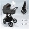 Детская коляска Sweet Baby Elegante Therma SBL 2 в 1 Dark Grey 1534494340 - фото 2821