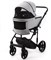 Детская коляска Adamex Zico Deluxe New 2 в 1 ZN-SA03 СВЕТЛО-СЕРАЯ КОЖА 250838829 - фото 28244
