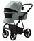 Детская коляска Adamex Vasco Deluxe 2 в 1 V-SA20 (СЕРО-ЗЕЛЕНАЯ КОЖА) 539630045 - фото 28433