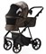 Детская коляска Adamex Vasco Deluxe 2 в 1 V-SM16 (БЕЖ МЕТАЛИК КОЖА) 1896492679 - фото 28461