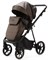 Детская коляска Adamex Vasco Deluxe 2 в 1 V-SM16 (БЕЖ МЕТАЛИК КОЖА) 1896492679 - фото 28462