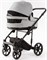 Детская коляска Adamex Locco Light Deluxe 2 в 1 LL-SA03 (СВ.СЕРАЯ КОЖА) 62888891 - фото 28614