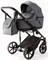 Детская коляска Adamex Locco Light Deluxe 2 в 1 LL-SA32 (СЕРАЯ КОЖА) 319459809 - фото 28619