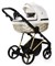 Детская коляска Adamex Quantum Star Premium 2 в 1 Q-STAR08 (МОЛОЧНЫЙ В БЛЕСТКУ+ЗОЛОТО.РАМА) 2073660266 - фото 28851