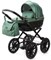 Детская коляска Adamex Chantal Retro Deluxe 2 в 1 C105B (ИЗУМРДНАЯ 100% КОЖА-ЗОЛОТЫЕ МОЛНИИ) 2013871142 - фото 28986