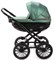 Детская коляска Adamex Chantal Retro Deluxe 2 в 1 C105B (ИЗУМРДНАЯ 100% КОЖА-ЗОЛОТЫЕ МОЛНИИ) 2013871142 - фото 28987