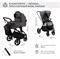 Детская коляска Sweet Baby Elegante 2 в 1 GL Grey 879543236 - фото 29025