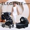 Детская коляска Sweet Baby Elegante 2 в 1 Chrome Black 868845473 - фото 31767