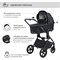 Детская коляска Sweet Baby Elegante 2 в 1 Chrome Black 868845473 - фото 31770
