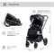 Детская коляска Sweet Baby Elegante 2 в 1 Chrome Black 868845473 - фото 31773