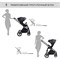 Детская коляска Sweet Baby Elegante 2 в 1 Chrome Black 868845473 - фото 31777