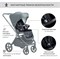 Детская коляска Sweet Baby Elegante 2 в 1 Chrome Black 868845473 - фото 31778