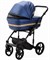 Детская коляска Adamex Rimini Deluxe 2 в 1 RI240 СИН.ПЕРЛ.КОЖА+ЗОЛОТО.ОТДЕЛКА 1244776189 - фото 31938
