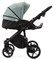 Детская коляска Adamex Nola 2 в 1 N-PS122 TIP (СЕРО-ЗЕЛЕН+СЕРО-ЗЕЛЕН. КОЖА) 33684794 - фото 33360