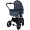 Детская коляска Sweet Baby Vento Black 2 в 1 Blue 966179170 - фото 33421
