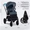 Детская коляска Sweet Baby Vento Black 2 в 1 Blue 966179170 - фото 33437